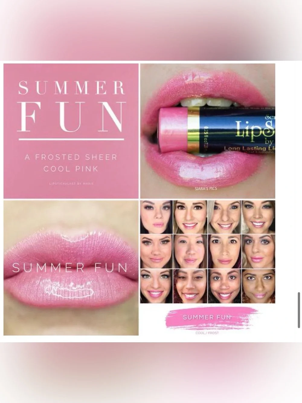 Limited Edition - Summer Fun Warm Rosy Pink Lipsense